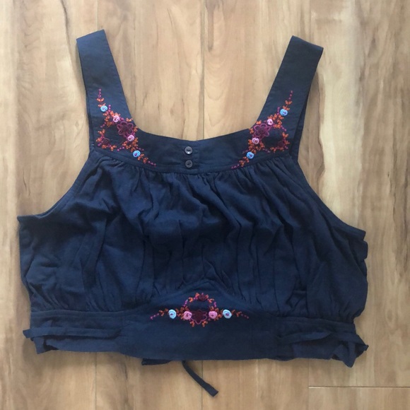Free People Sugar Muffin woman’s cropped tank - Picture 2 of 9